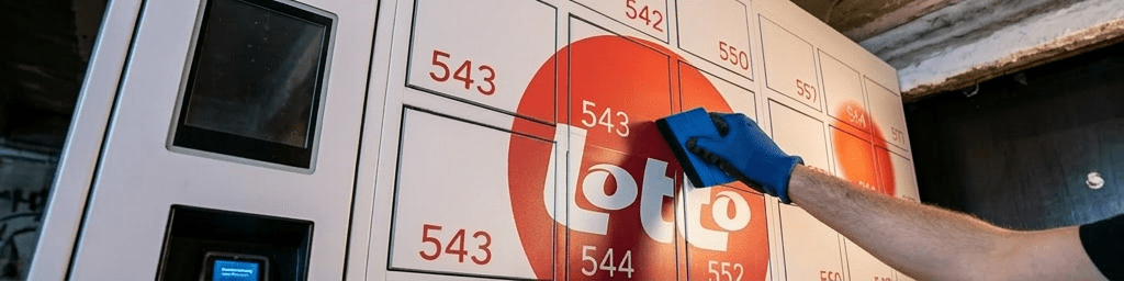 Overzicht Lotto locker wrap — volledig blok